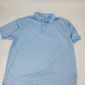 Walter Hägen Blue Short Sleeve Golf Shirt